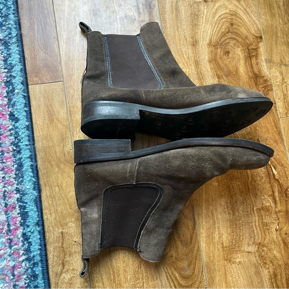 Thursday Boot Company Duchess Boot in Dark Olive Suede Size 8 - Picture 7 of 16